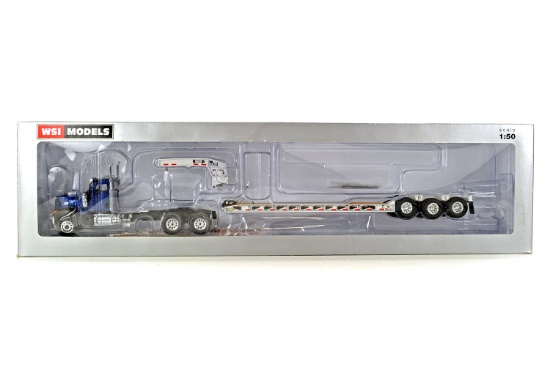 Caterpillar CT680 6x4 Rogers 3-Axle Lowboy - Blue/White