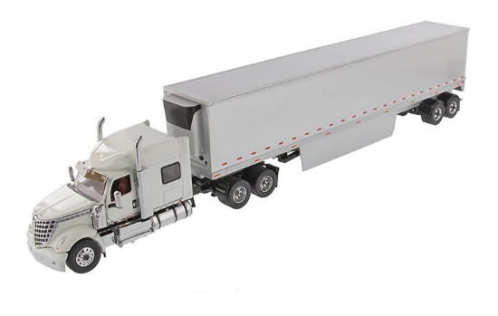 International LoneStar Sleeper Cab w/53' Reefer Van - White & Silver