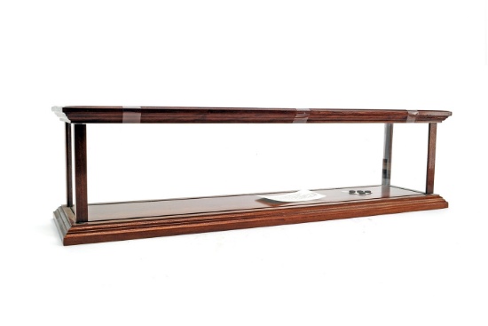 Authentic Hardwood Display Case 21 x 6 x 6