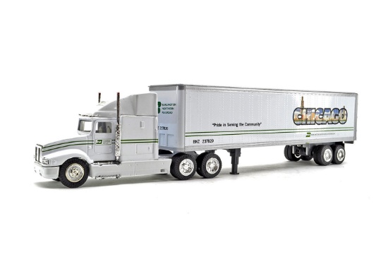 Burlington Northern Heavy Hauler Tractor Trailer - Chicago - 1:48