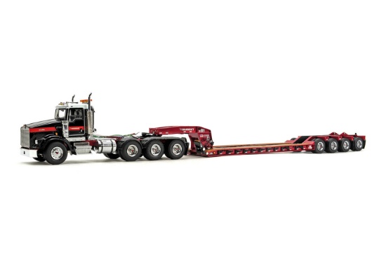 Kenworth T800W w/Rogers 4 Axle Flip Lowboy - Mammoet
