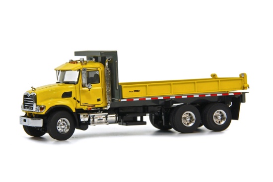 Mack Granite Flatbed Truck - Yellow