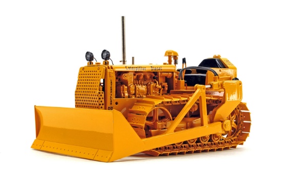 Caterpillar D2 Tractor - 1:24 - Brass