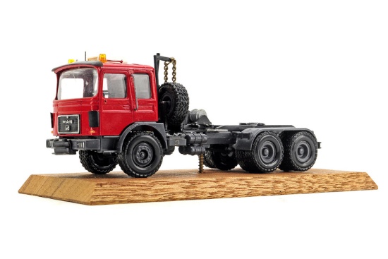 MAN Heavy Tractor w/Winch on Wood Base