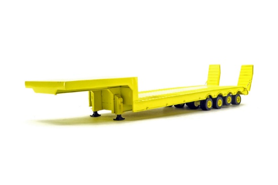 4-Axle Trailer w/Ramps - Yellow