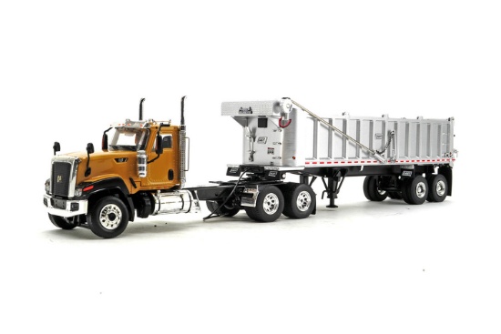 Caterpillar CT 680 6x4 w/East Dump Trailer - Yellow