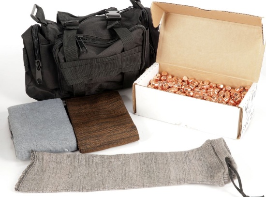 Miscellaneous Items Including Appx. 500 Rounds .45 Caliber Bullets.