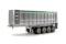 4-Axle Dump Trailer - Silver - 1:48