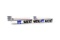 East Double Flat Bed Trailers w/Pipe Loads