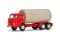 3-Axle Cabover Truck w/Culvert Pipe - Red