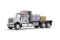 International HX Flatbed Truck w/Pallet Load - Grey