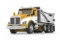 Kenworth T880 Rogue Dump Truck - Yellow/White - 1:64