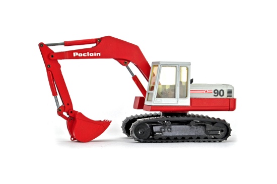 Poclain 90 Tracked Excavator - Red