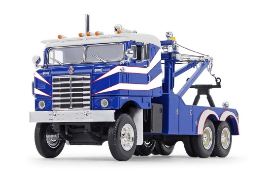 Kenworth Bullnose 1953 Heavy Duty Wrecker - Blue/White - 1:34
