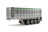4-Axle Dump Trailer - Silver - 1:48