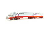 Kenworth T800 Tractor w/Double Trailers