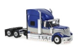International Lonestar Tandem Tractor w/Sleeper - Blue - 1:43