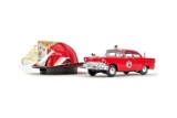 Ford 1956 Fire Chief Car & Helmet - Texaco - 1:34