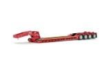 Rogers Ultima 4-Axle Flip Lowboy Trailer - Red