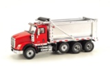 International HX620 Tandem Dump w/Push Axle - Red