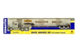 Mack Granite MP w/Lowboy Trailer - White/Black