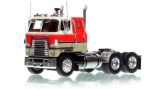 International 4070B Transtar II Tractor - White/Red & Black