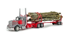 Kenworth Tractor w/Log Trailer & Log Load