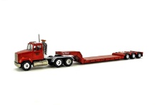 Freightliner Tractor w/Talbert Lowboy - Red