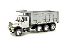 International 7000 Dump Truck - White/Silver