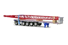 East 5 Axle Flatbed w/Boom Load