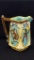 Majolica Pitcher w/ Hand Painted Animals