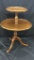 Dbl Pie Crust Design Pedestal Table