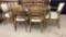 Hickory Mfg. Co. Wood DIning Table w/ 3 Leaves
