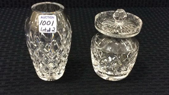 Lot of 2 Sm. Waterford Pieces