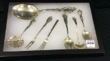 Set of 7 Sterling Silver Flatware Pieces