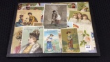 Collection of Approx. 22 Old Vintage Trade Cards