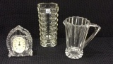 Lot of 3 Glassware Pieces Including
