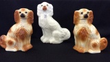 Group of 3 Staffordshire Dogs