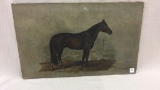 Old Primitive Painting of Horse Painting