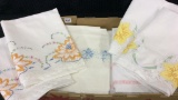 Box of Embroidered Pillowcases