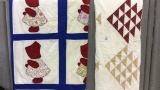 Lot of 2 Quilt Tops Including