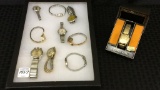 Lot of 10 Men's & Ladies Wrist Watches Including