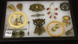Collection of Ladies Costume Jewelry-Mostly Gold