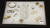 Collection of Ladies Sterling & 10 K Jewelry