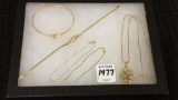 Lot of 5 Pieces of 14 K Gold Jewelry Including