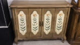 Modern Two Door Console Cabinet w/ Painted