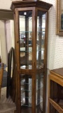 Tall Lighted Curio Cabinet (Will Not Ship)