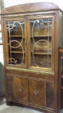 1940's Glass Door Cabinet