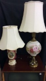 Pair of Lg. Decorative Lamps Including