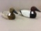 Pair of Canvasback Decoys by Richard Engelman